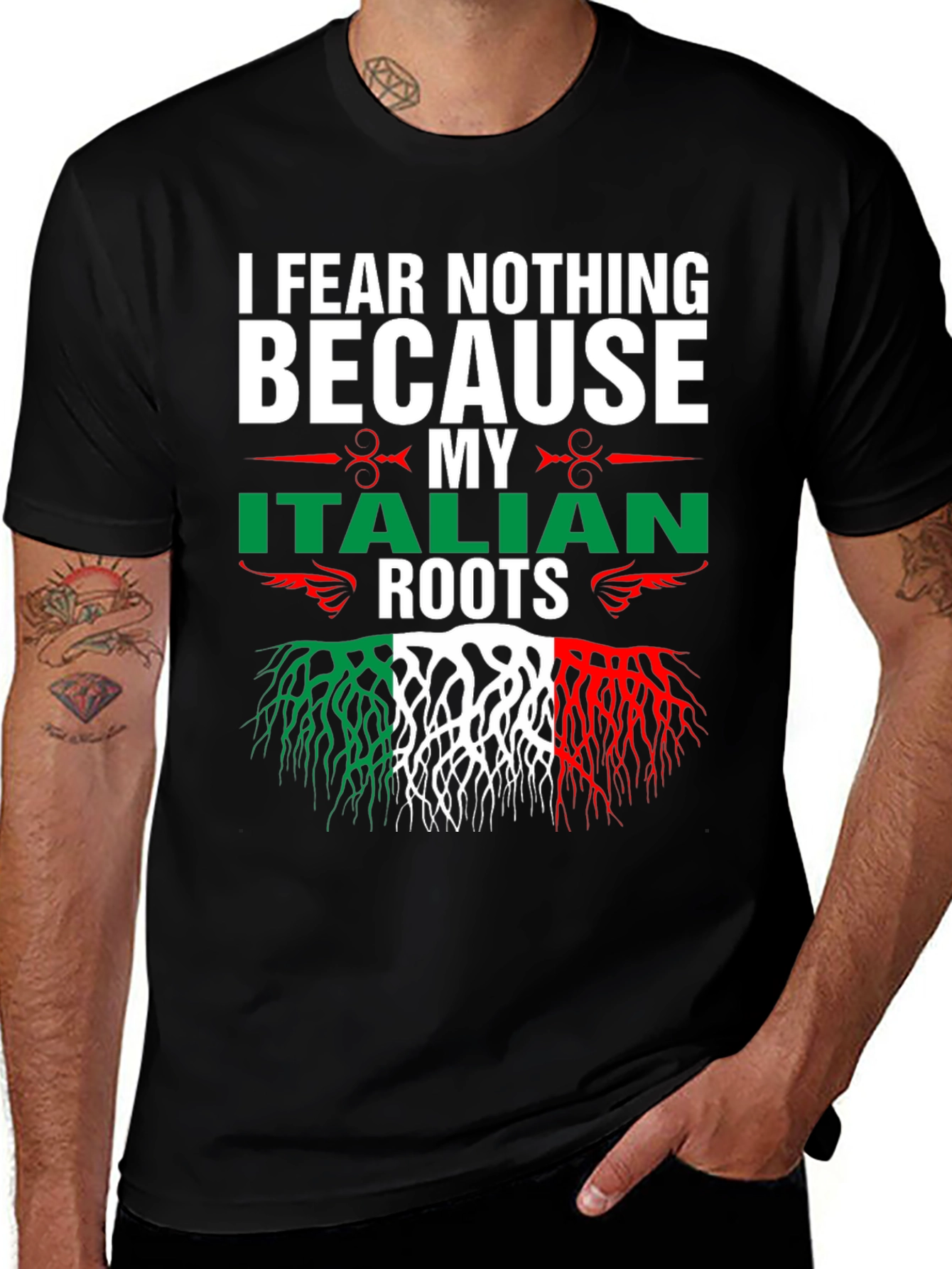 I Fear Nothing Italian Roots T-Shirt