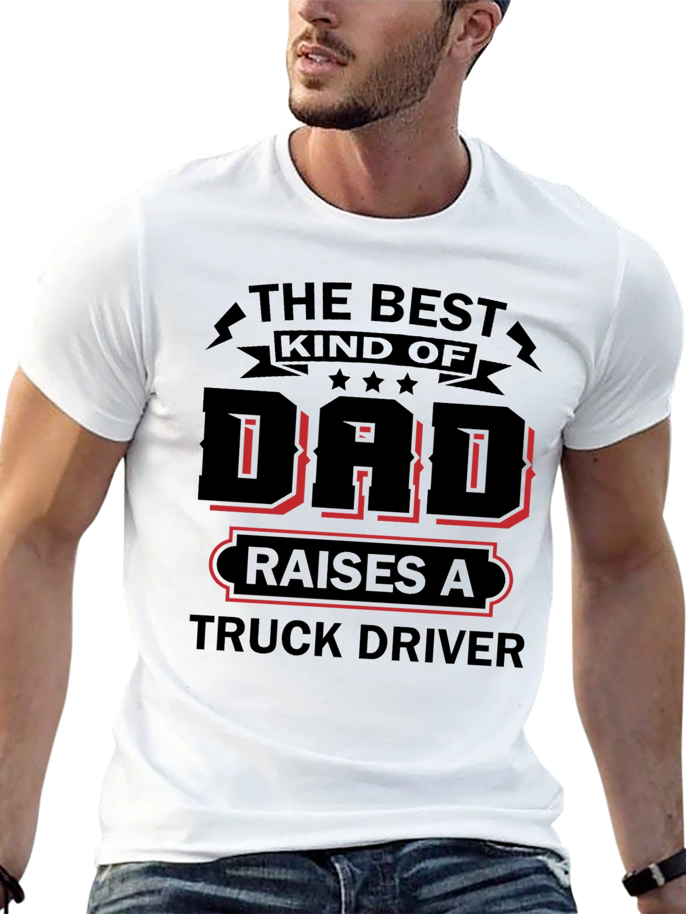 Best Kind of Dad Truck Driver T-Shirt