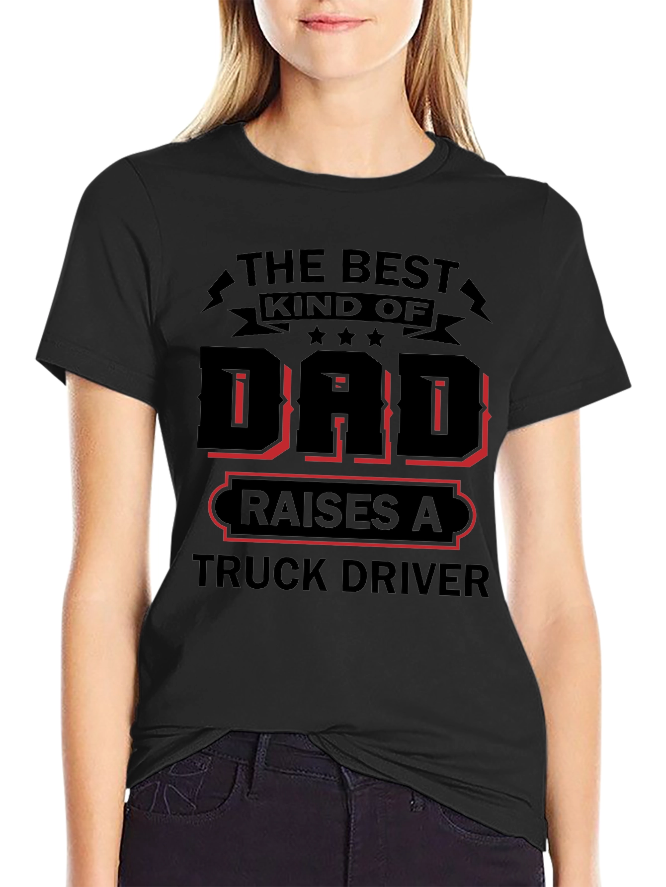Best Kind of Dad Truck Driver T-Shirt