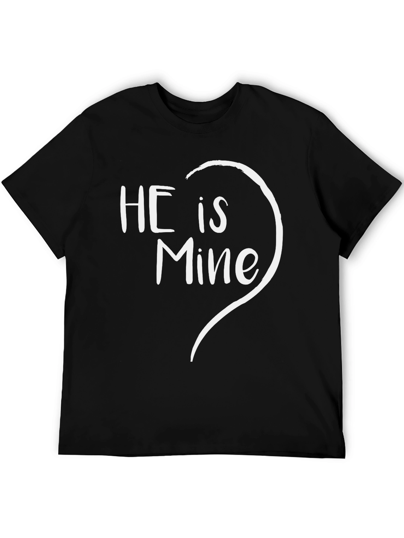 He is Mine Matching Couple T-Shirt