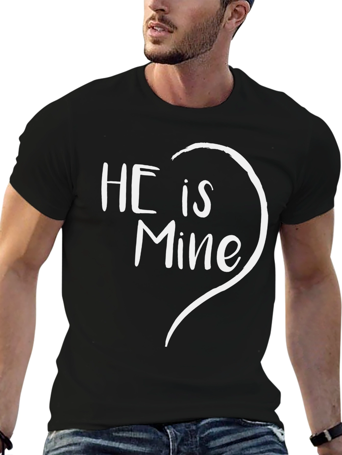 He is Mine Matching Couple T-Shirt