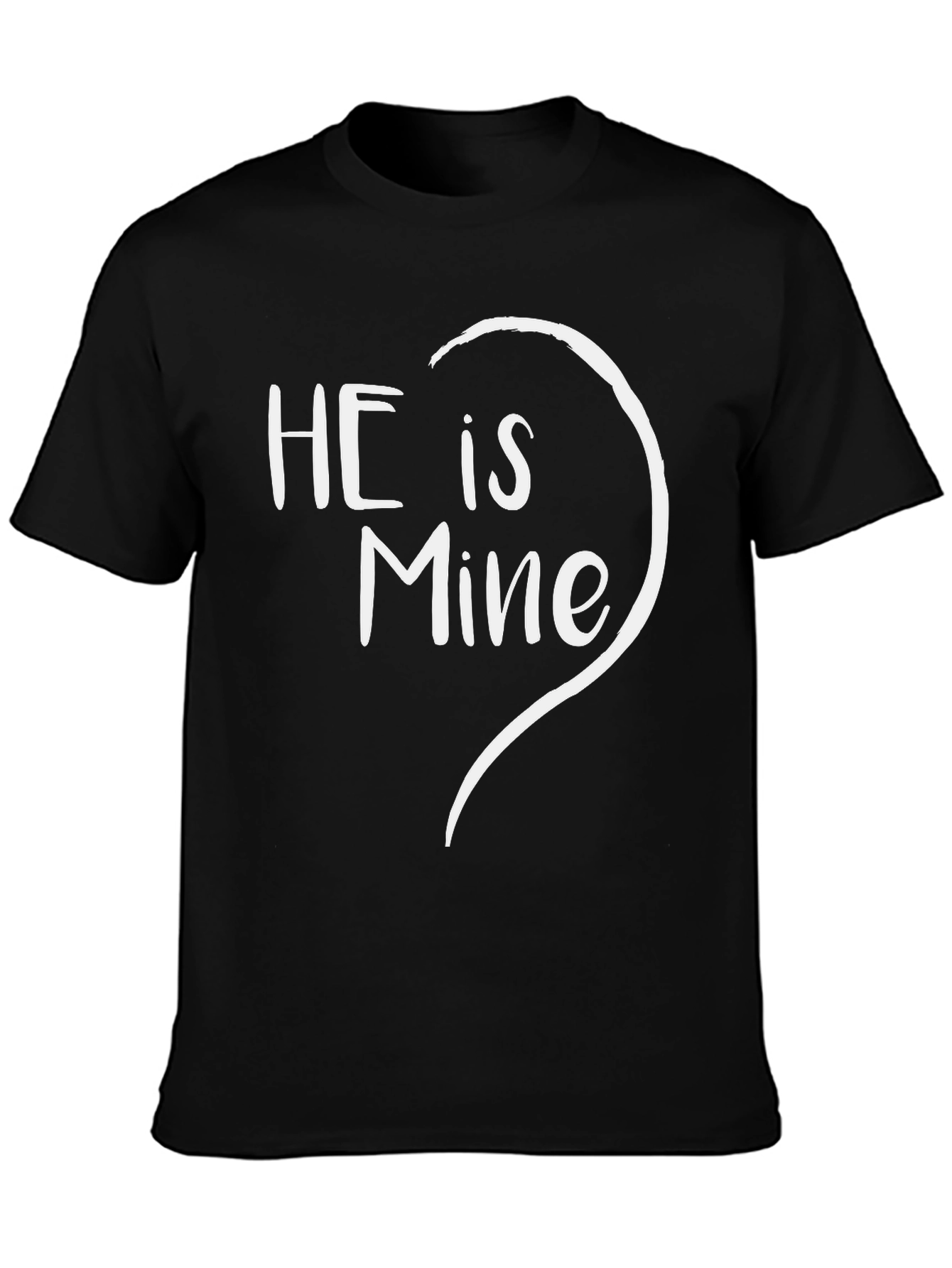 He is Mine Matching Couple T-Shirt