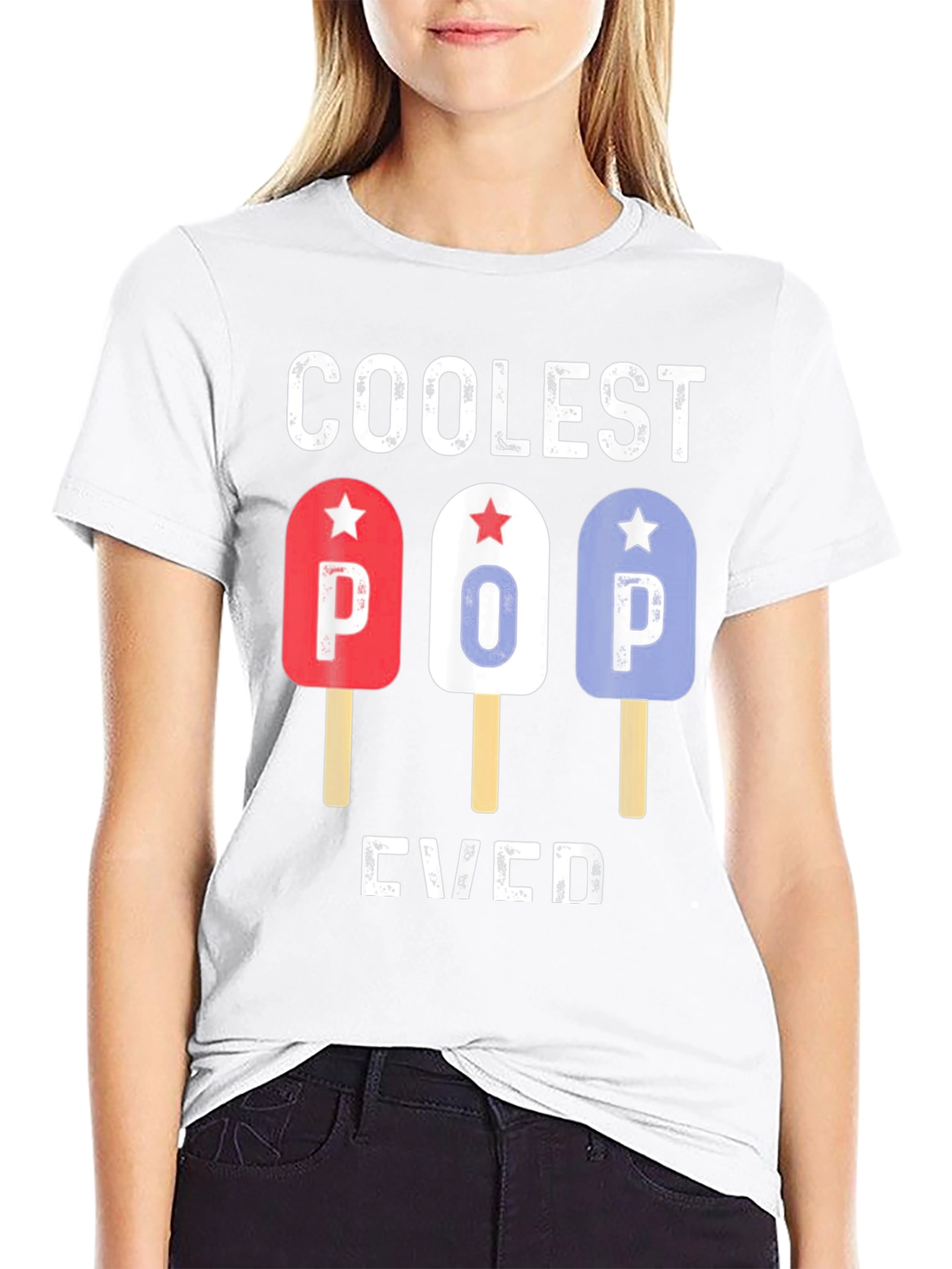 Coolest Pop Ever T-Shirt | Patriotic Popsicle Tee