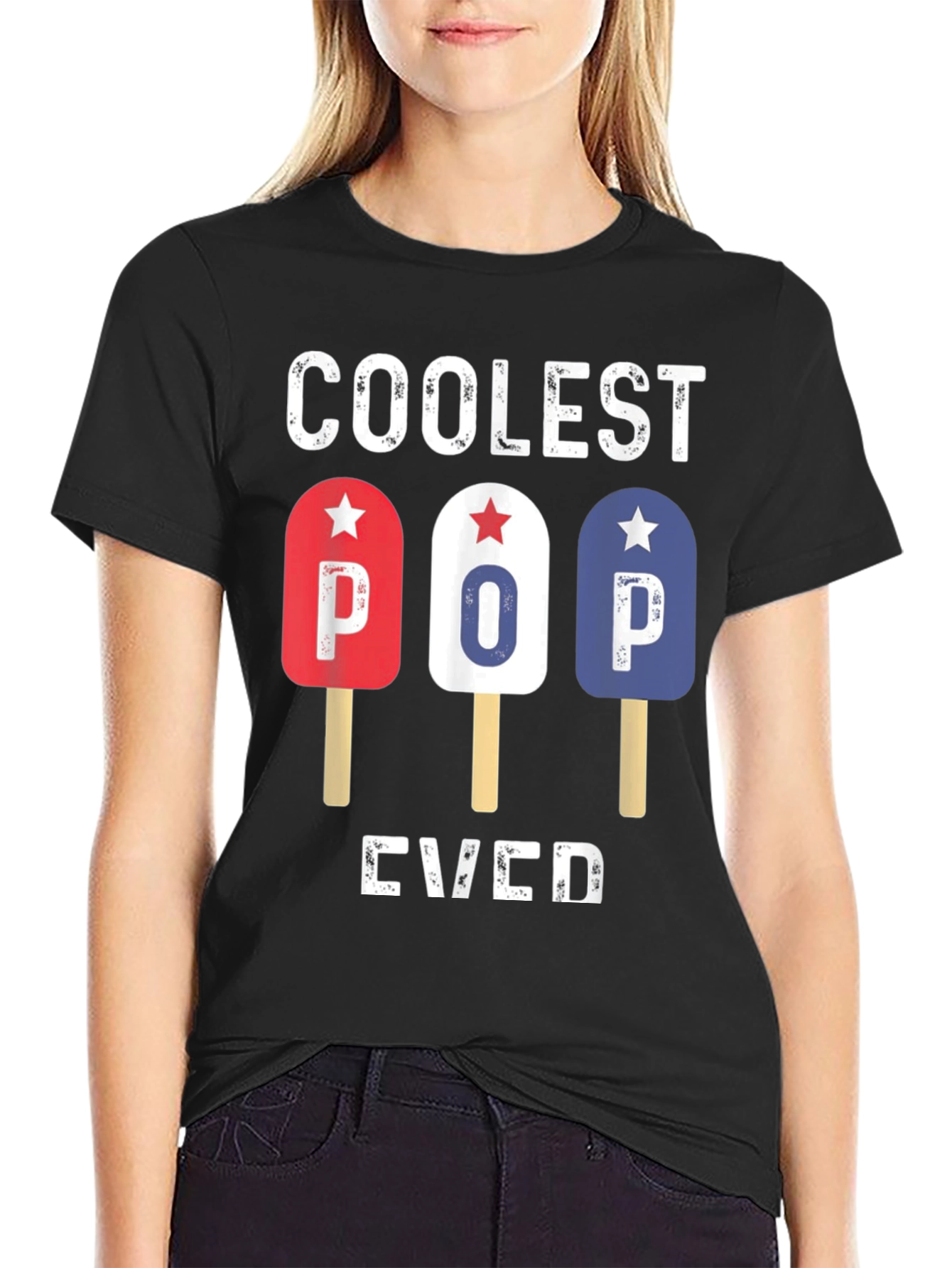 Coolest Pop Ever T-Shirt | Patriotic Popsicle Tee