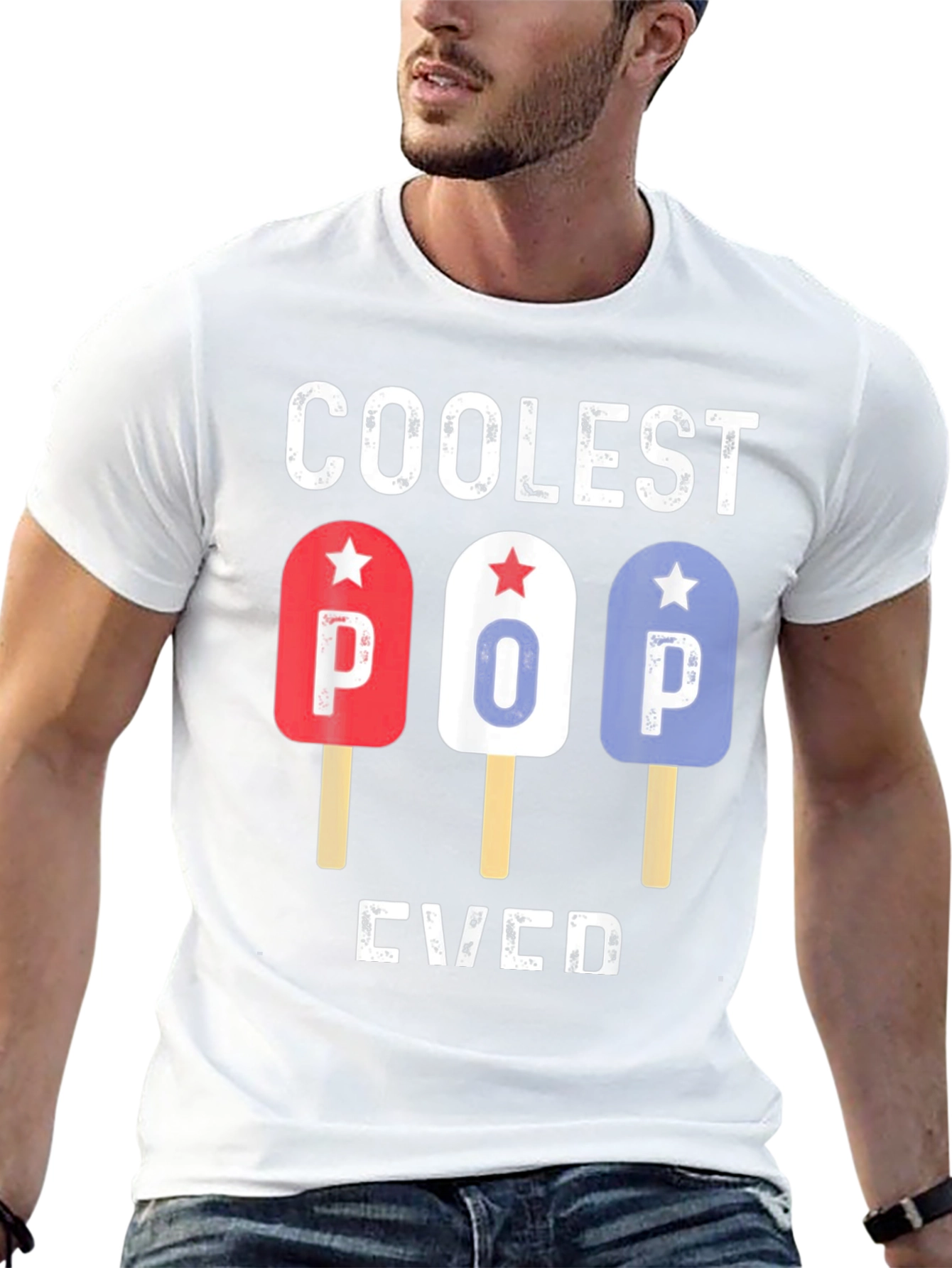 Coolest Pop Ever T-Shirt | Patriotic Popsicle Tee