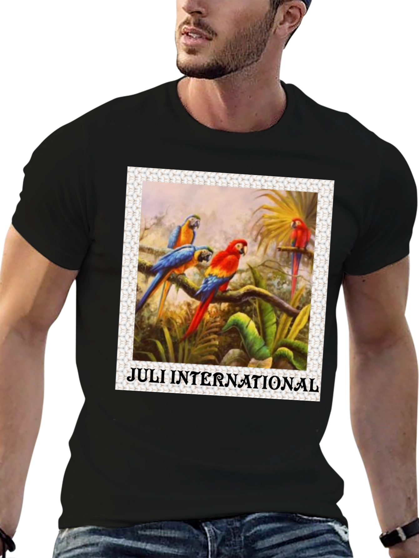 Parrot Print T-Shirt - Juli International