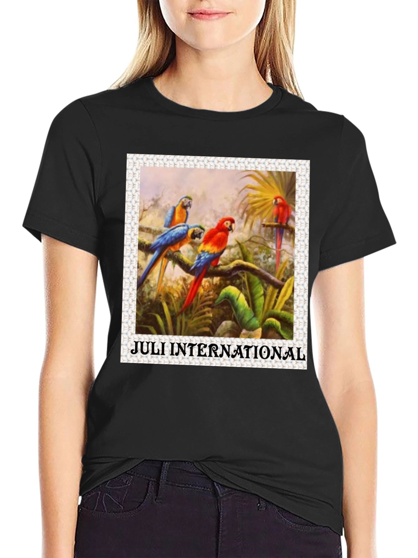 Parrot Print T-Shirt - Juli International