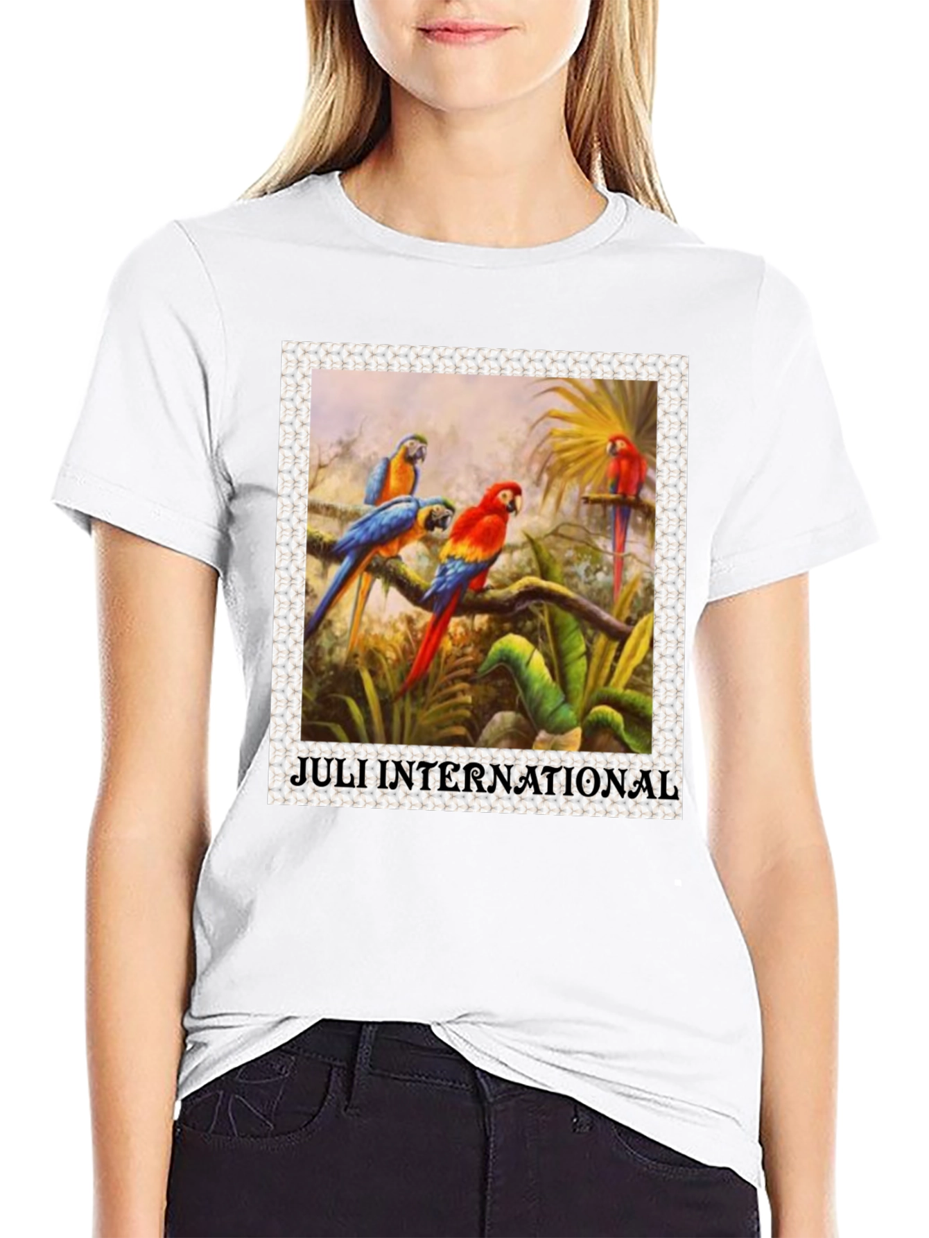 Parrot Print T-Shirt - Juli International