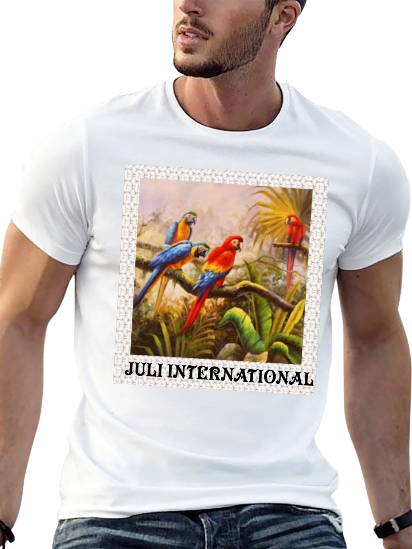 Parrot Print T-Shirt - Juli International
