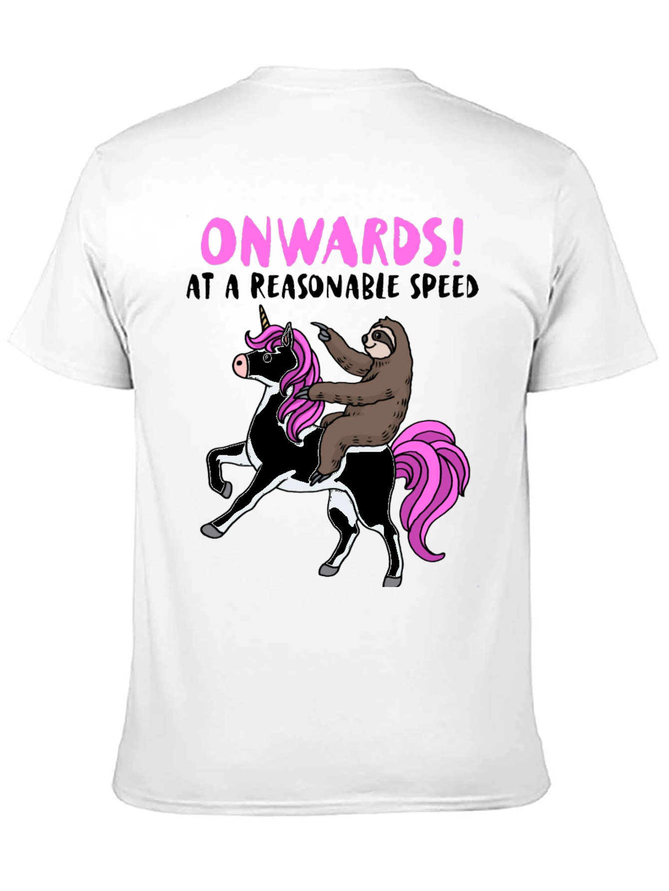 Funny Sloth Riding Unicorn T-Shirt