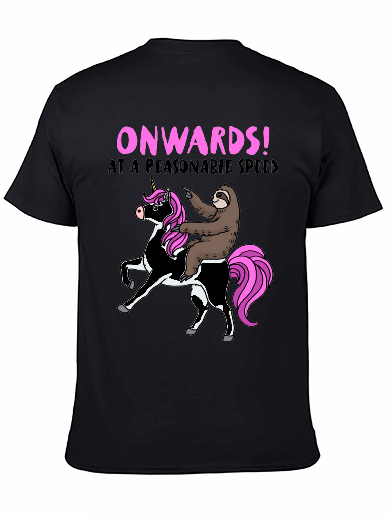 Funny Sloth Riding Unicorn T-Shirt