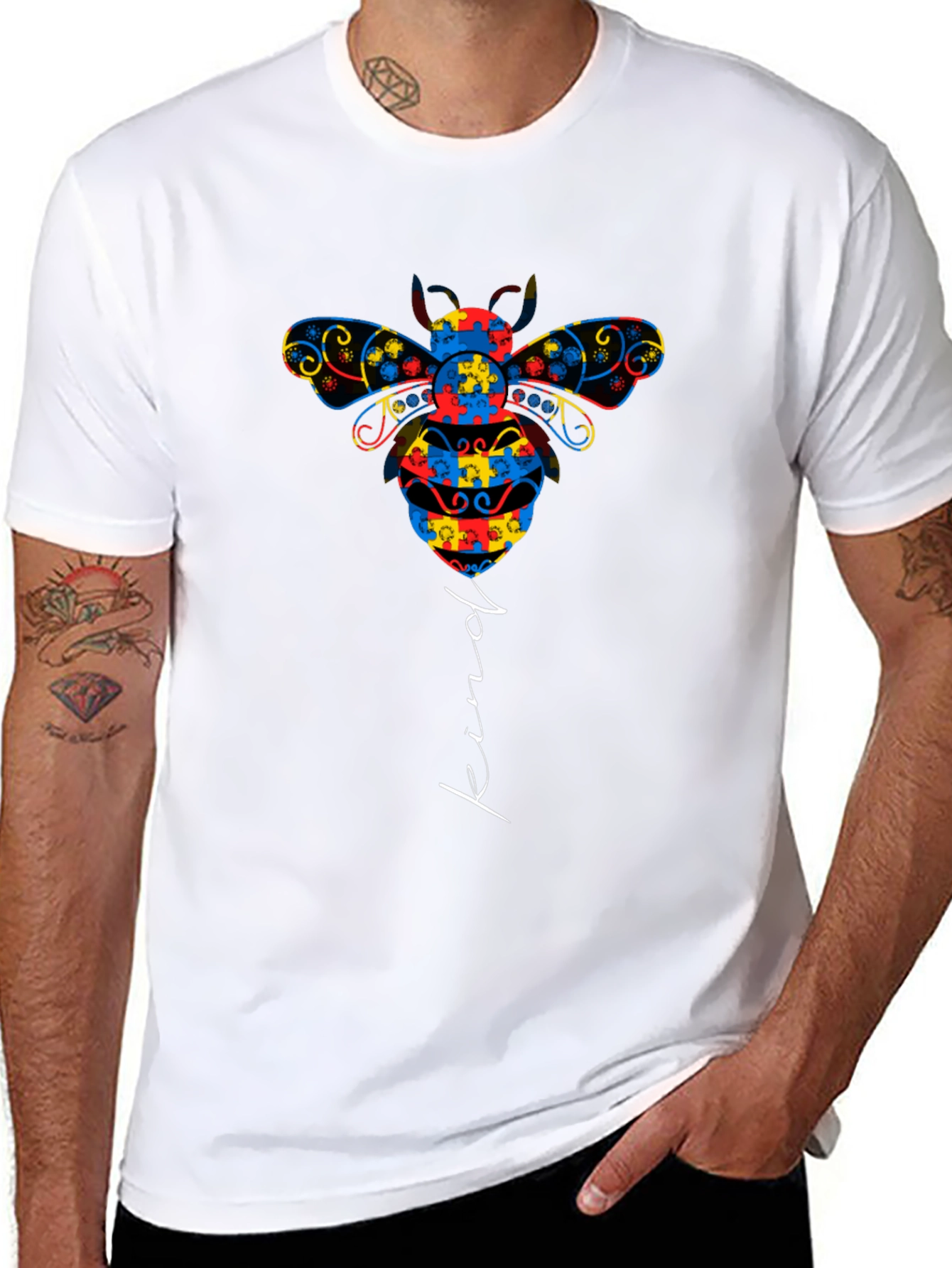 Kind Bee Autism Awareness T-Shirt