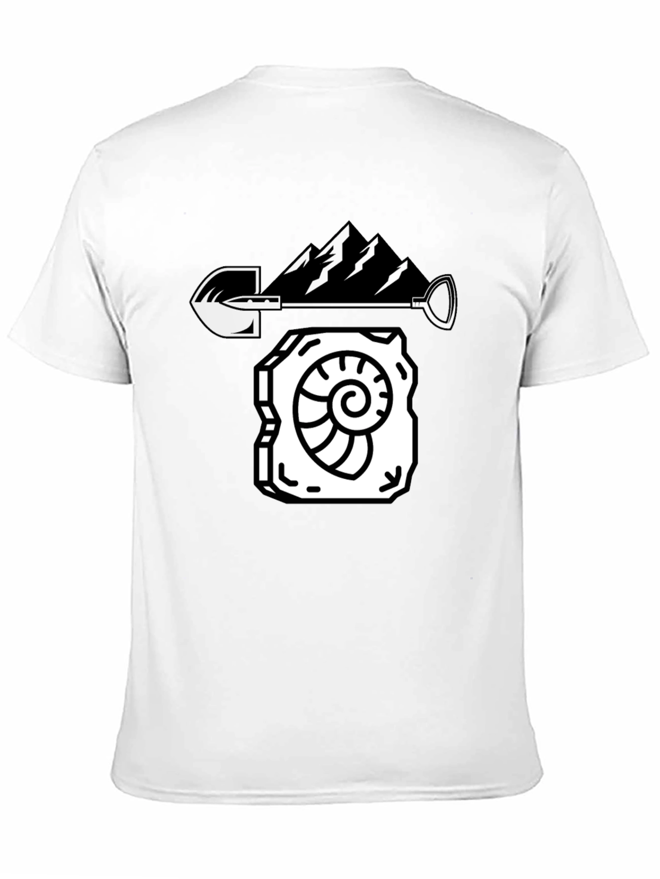 Fossil Hunter Tee - Mountain Shovel Design