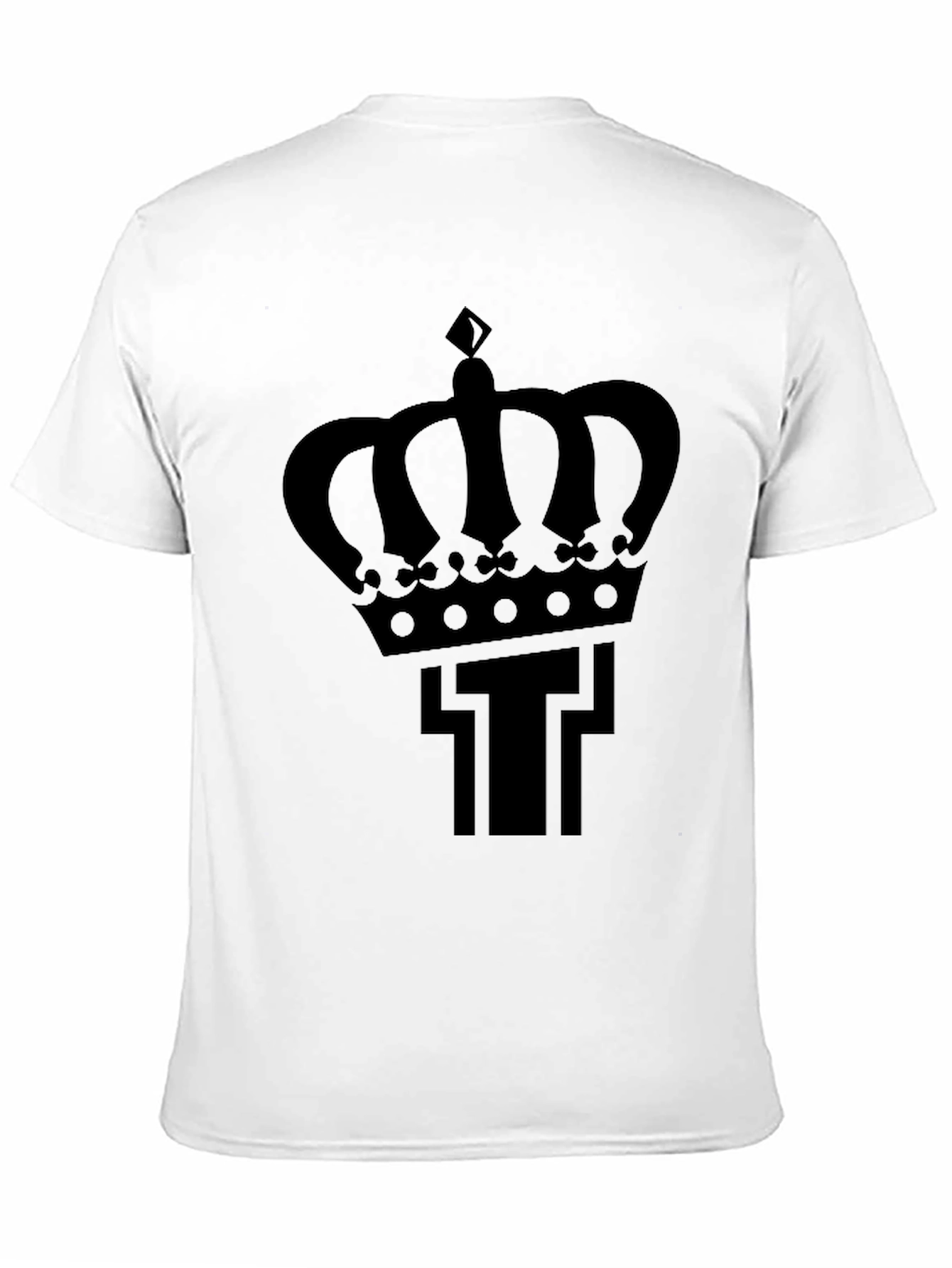 Crown T Black Graphic Tee