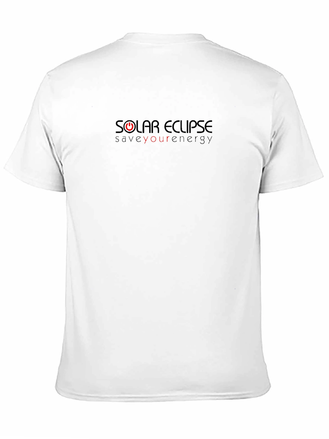 Solar Eclipse Save Your Energy Black T-Shirt