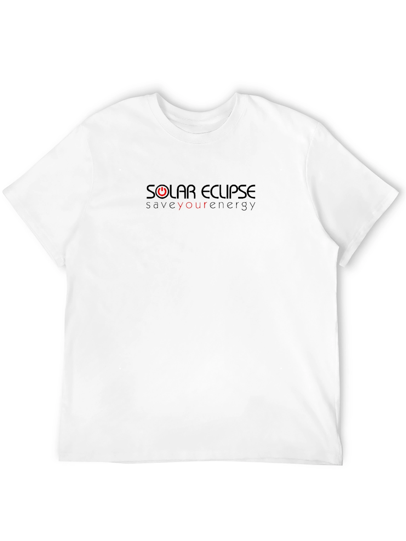 Solar Eclipse Save Your Energy Black T-Shirt