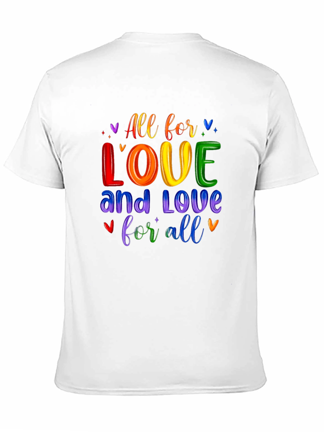 Love For All Rainbow Graphic Tee