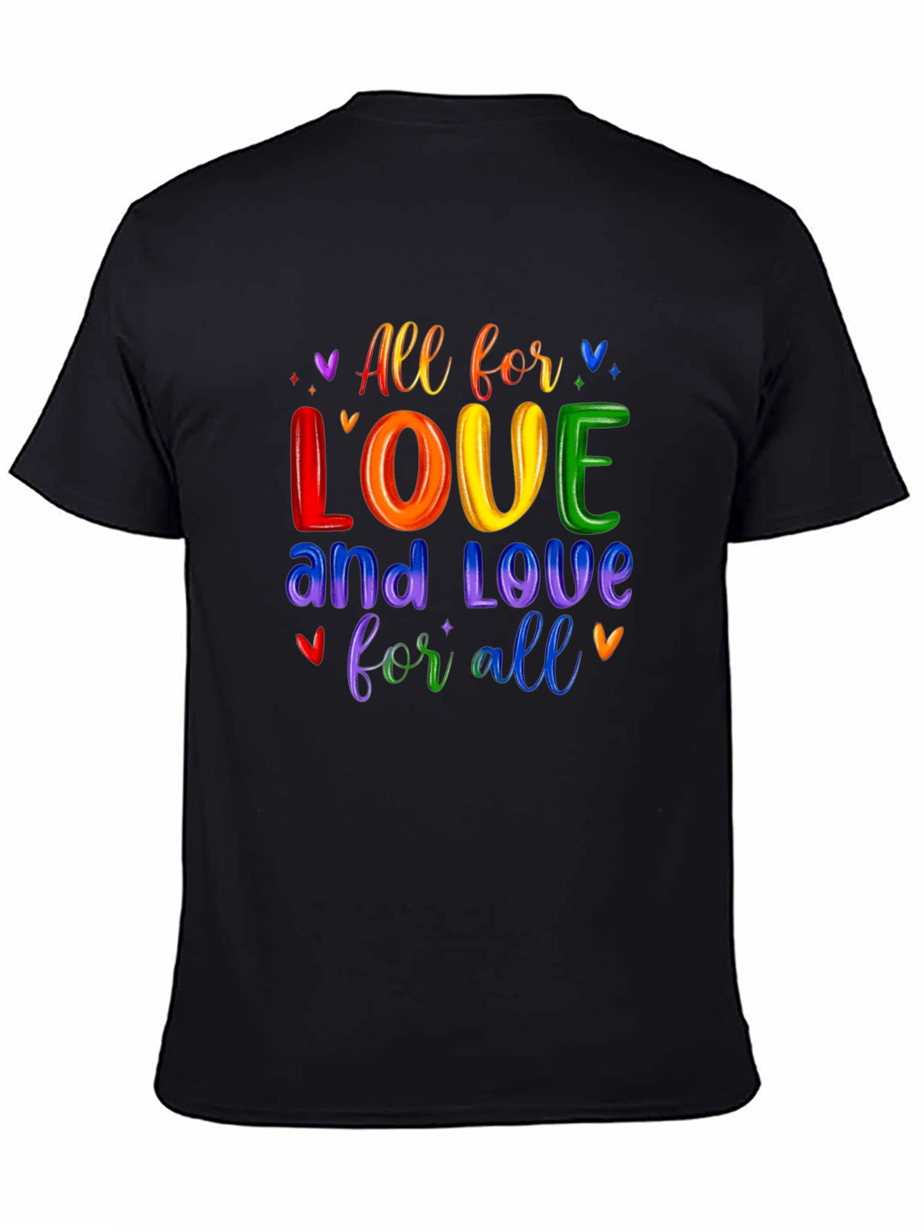 Love For All Rainbow Graphic Tee