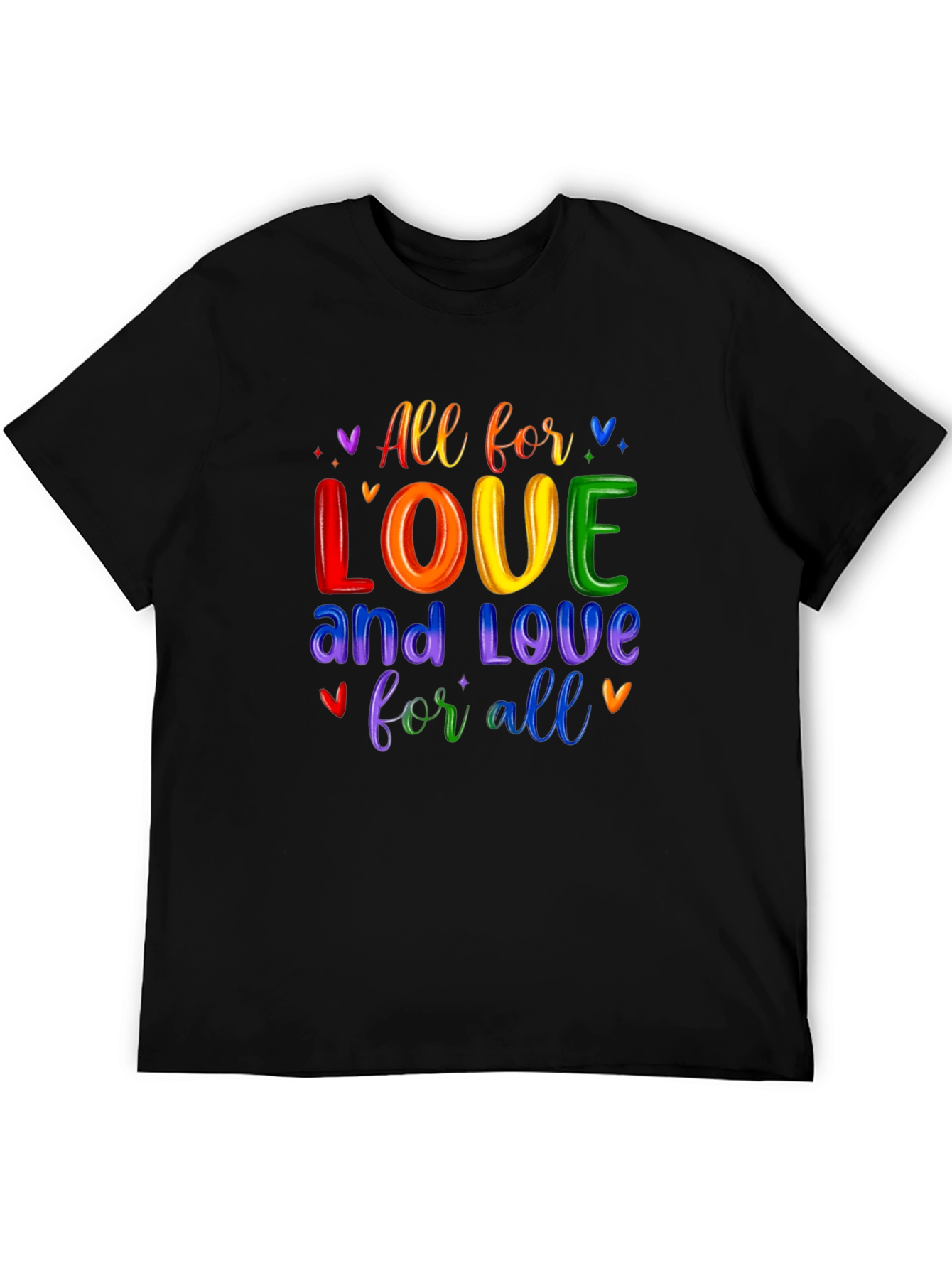 Love For All Rainbow Graphic Tee