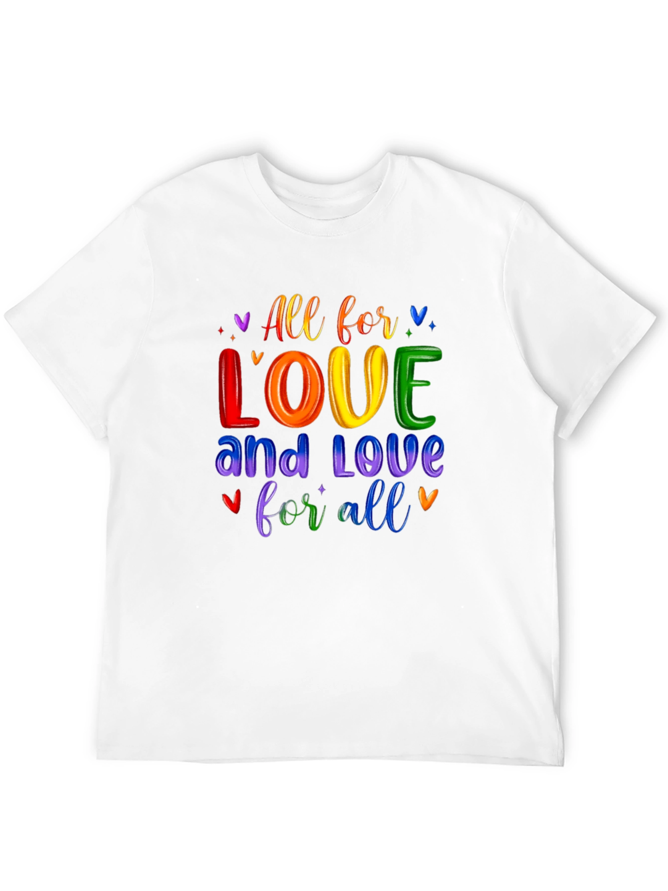 Love For All Rainbow Graphic Tee