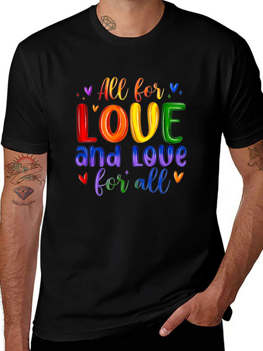 Love For All Rainbow Graphic Tee