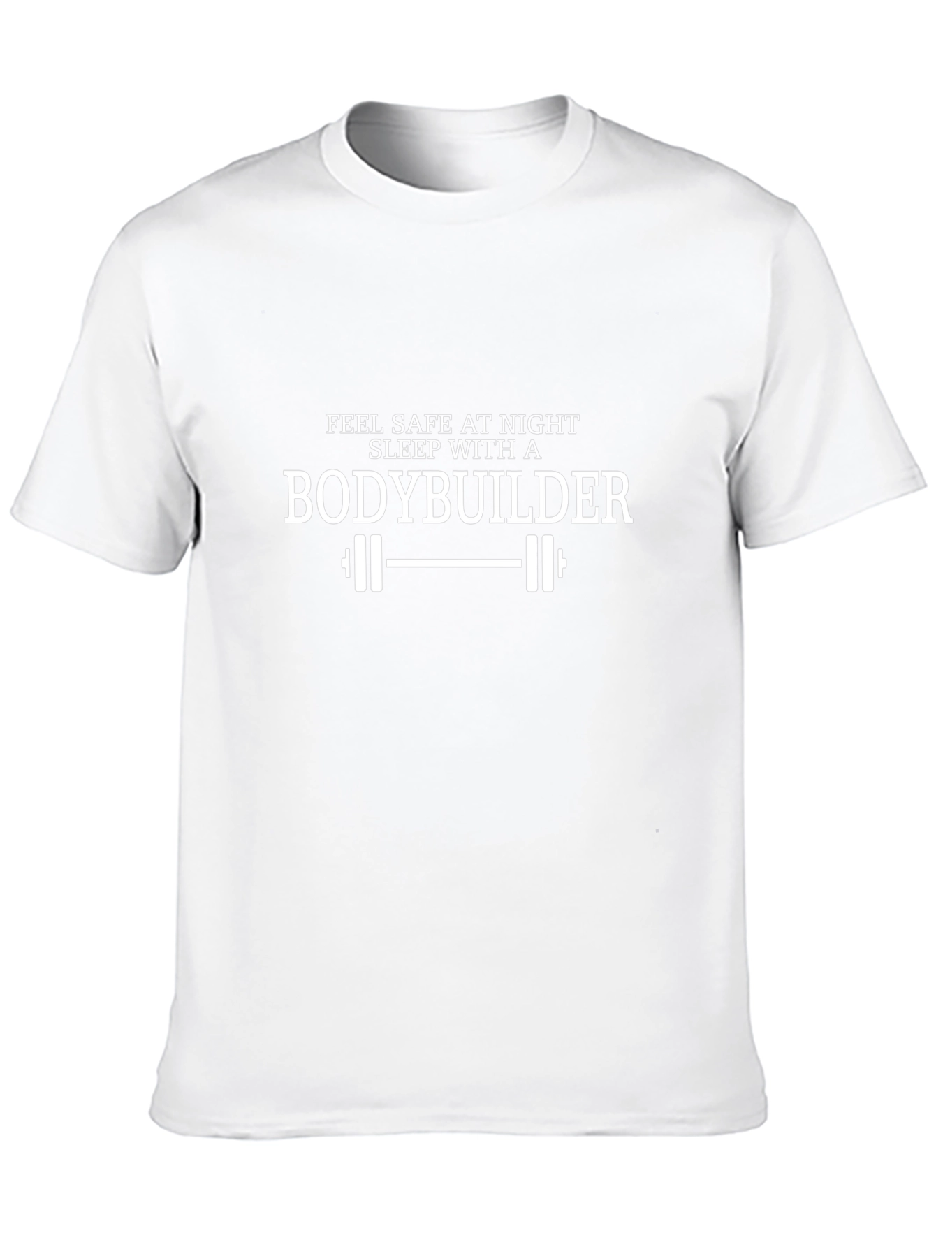 Feel Safe Sleep with a Bodybuilder Black T-Shirt