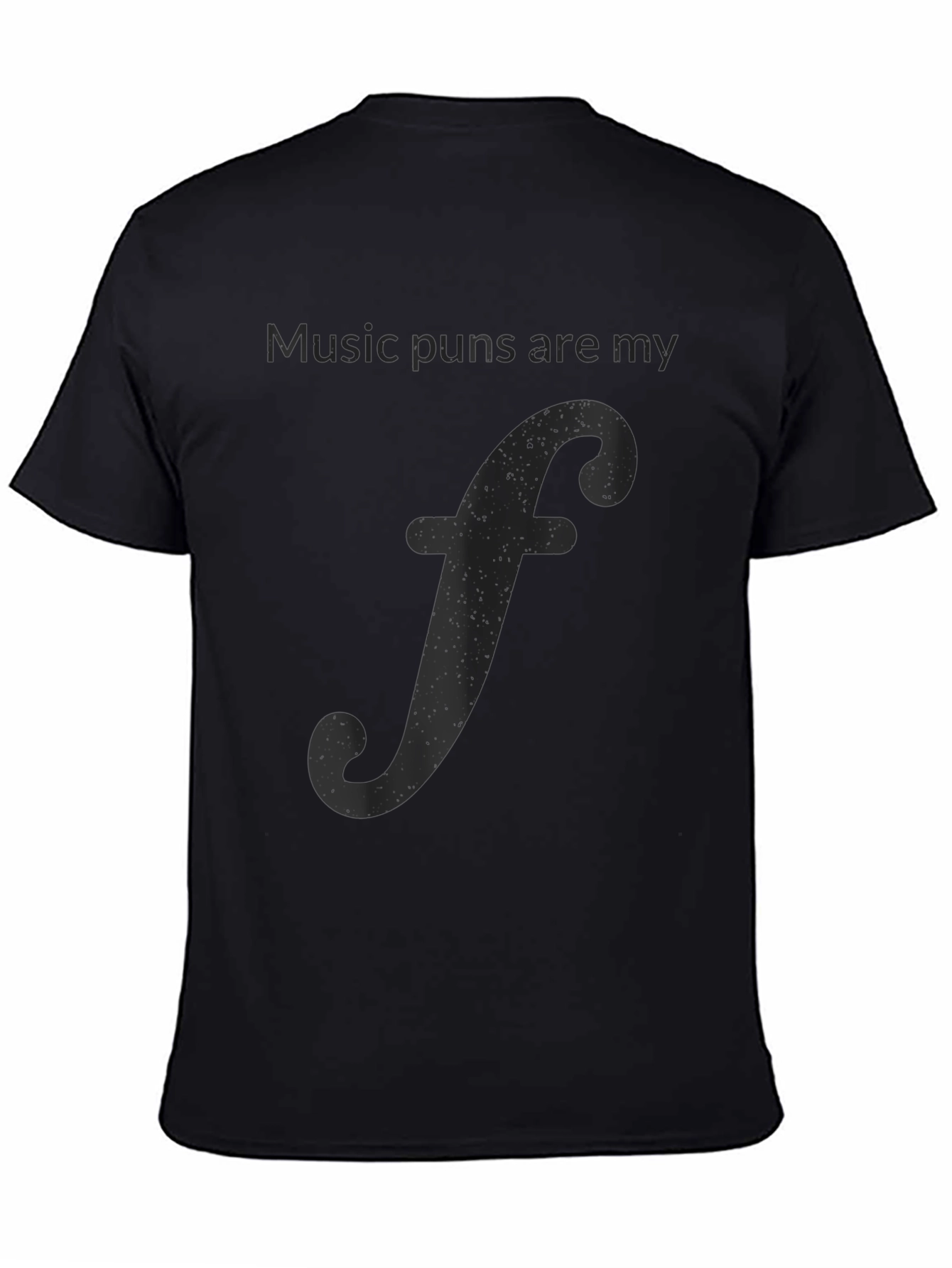Music Pun T-Shirt - Funny Treble Clef Design