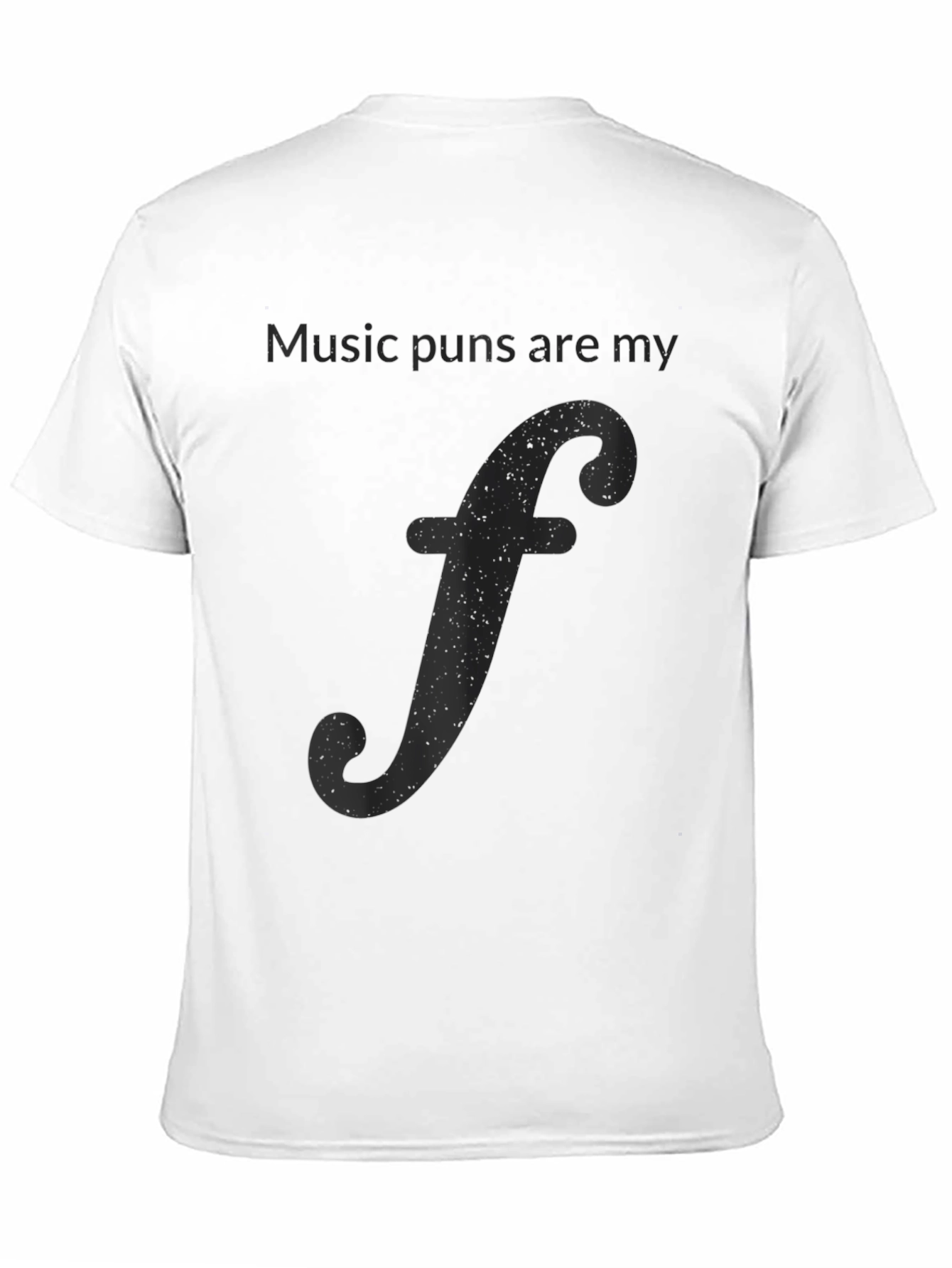 Music Pun T-Shirt - Funny Treble Clef Design
