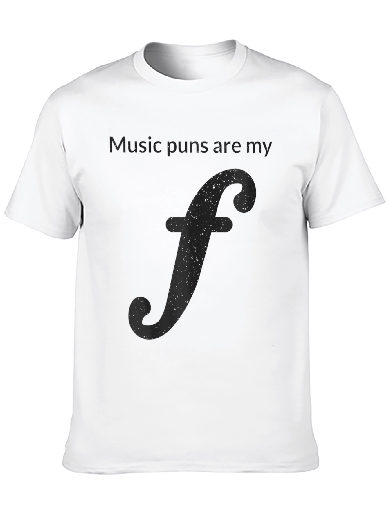 Music Pun T-Shirt - Funny Treble Clef Design