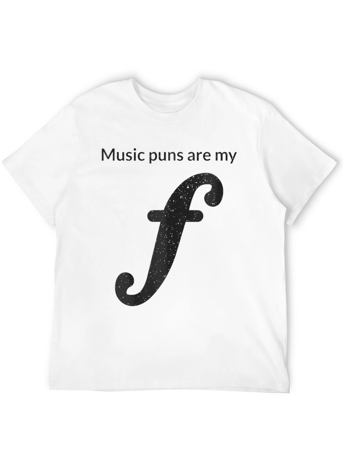 Music Pun T-Shirt - Funny Treble Clef Design