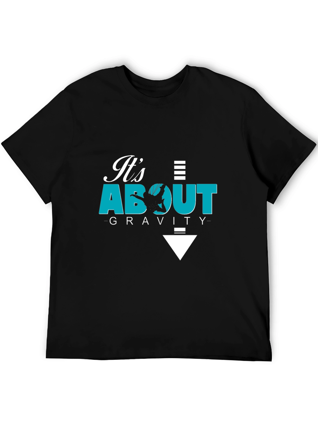 Its About Gravity - Black Graphic Tee
