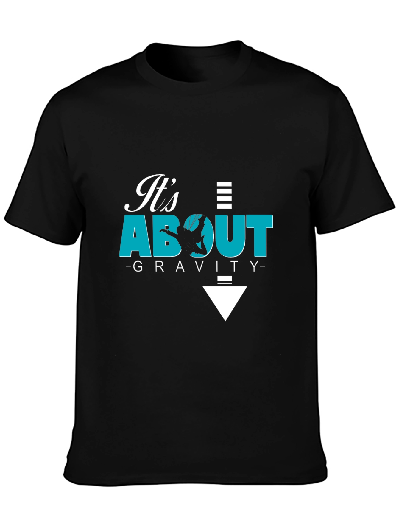 Its About Gravity - Black Graphic Tee