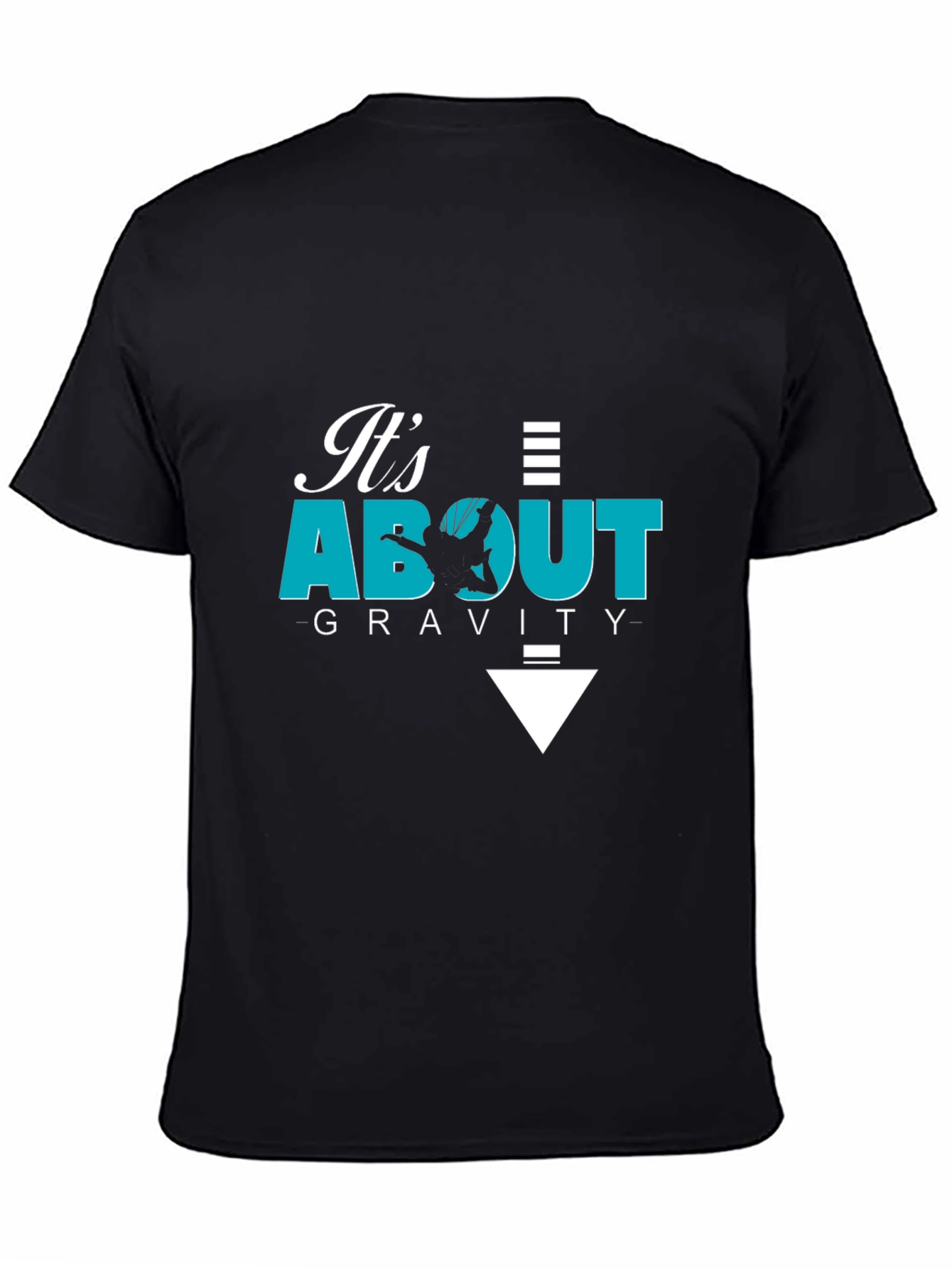 Its About Gravity - Black Graphic Tee