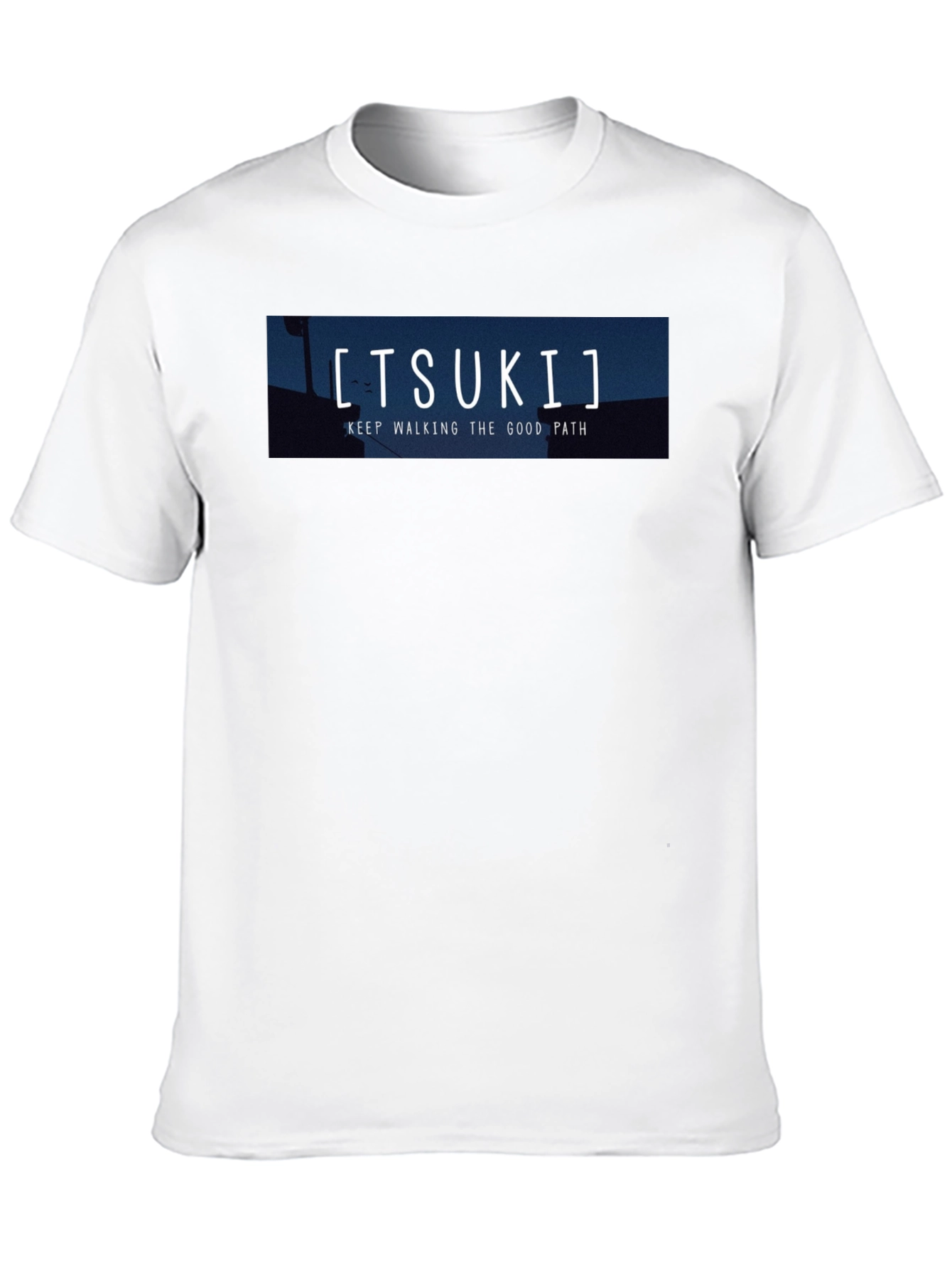 Tsuki Good Path Black Graphic Tee