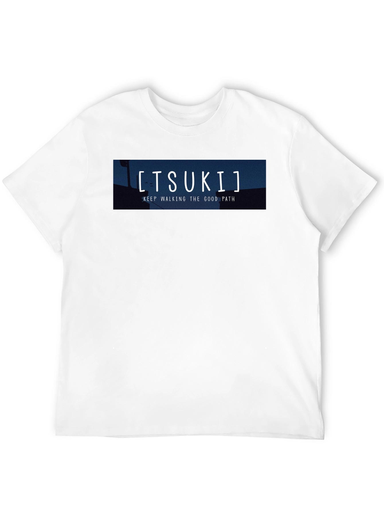 Tsuki Good Path Black Graphic Tee
