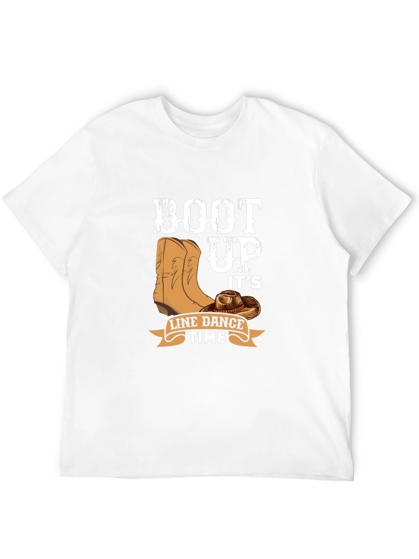 Boot Up Line Dance T-Shirt - Country Western Style
