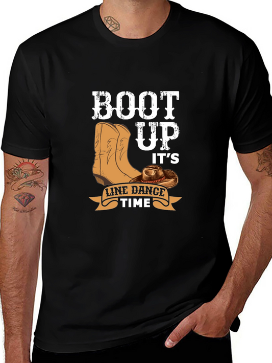 Boot Up Line Dance T-Shirt - Country Western Style