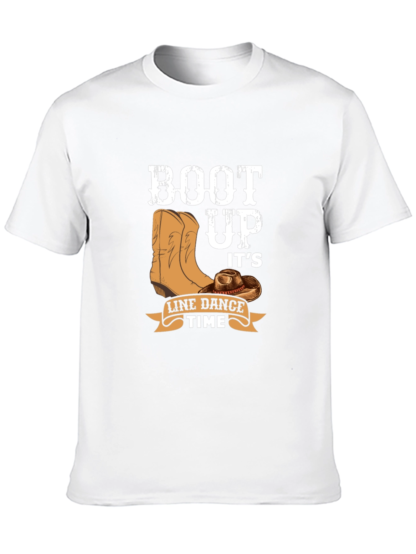 Boot Up Line Dance T-Shirt - Country Western Style
