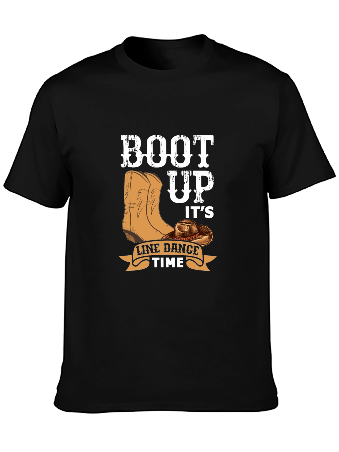 Boot Up Line Dance T-Shirt - Country Western Style