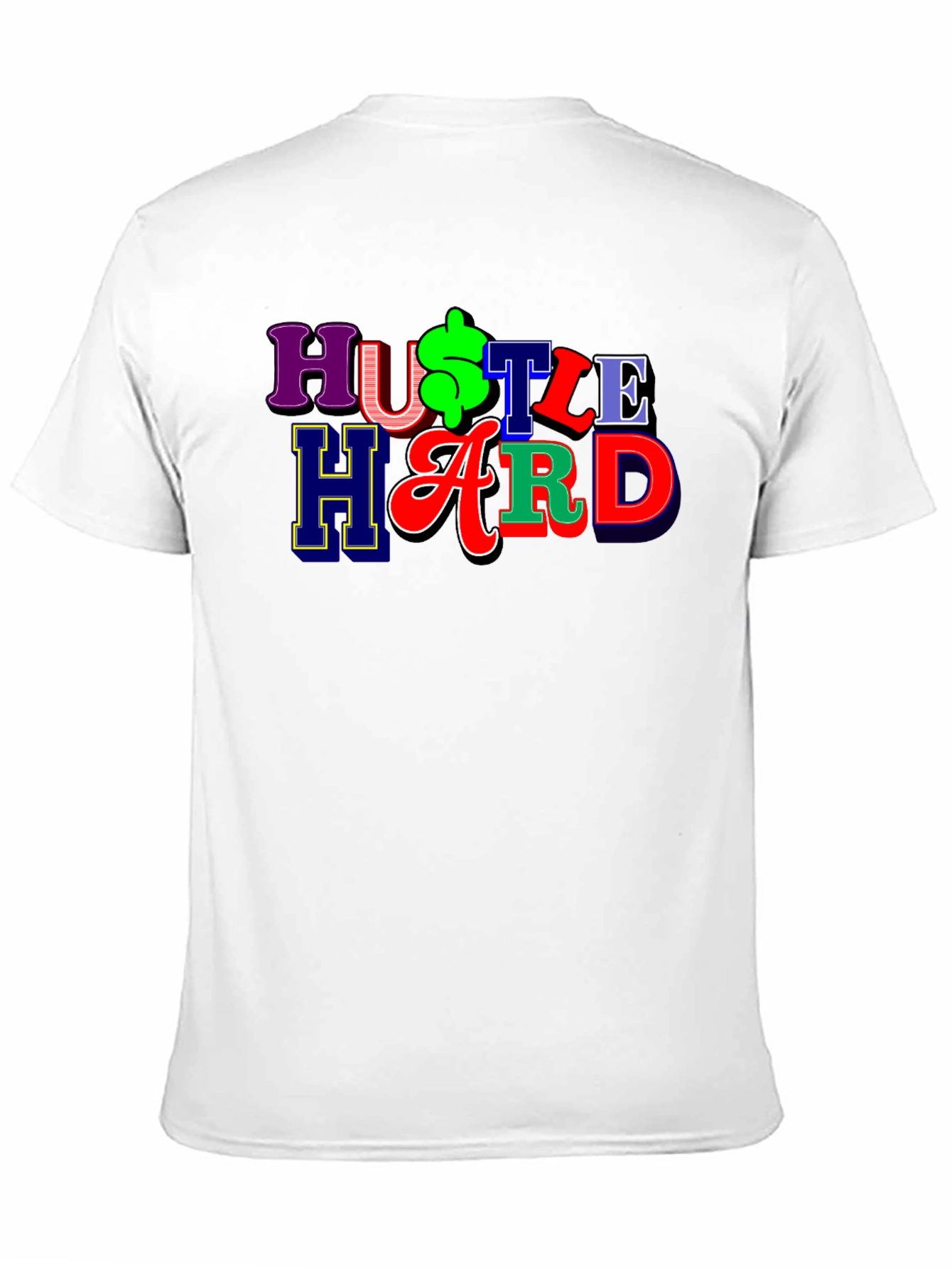 Hustle Hard Graphic Tee - Black T-Shirt