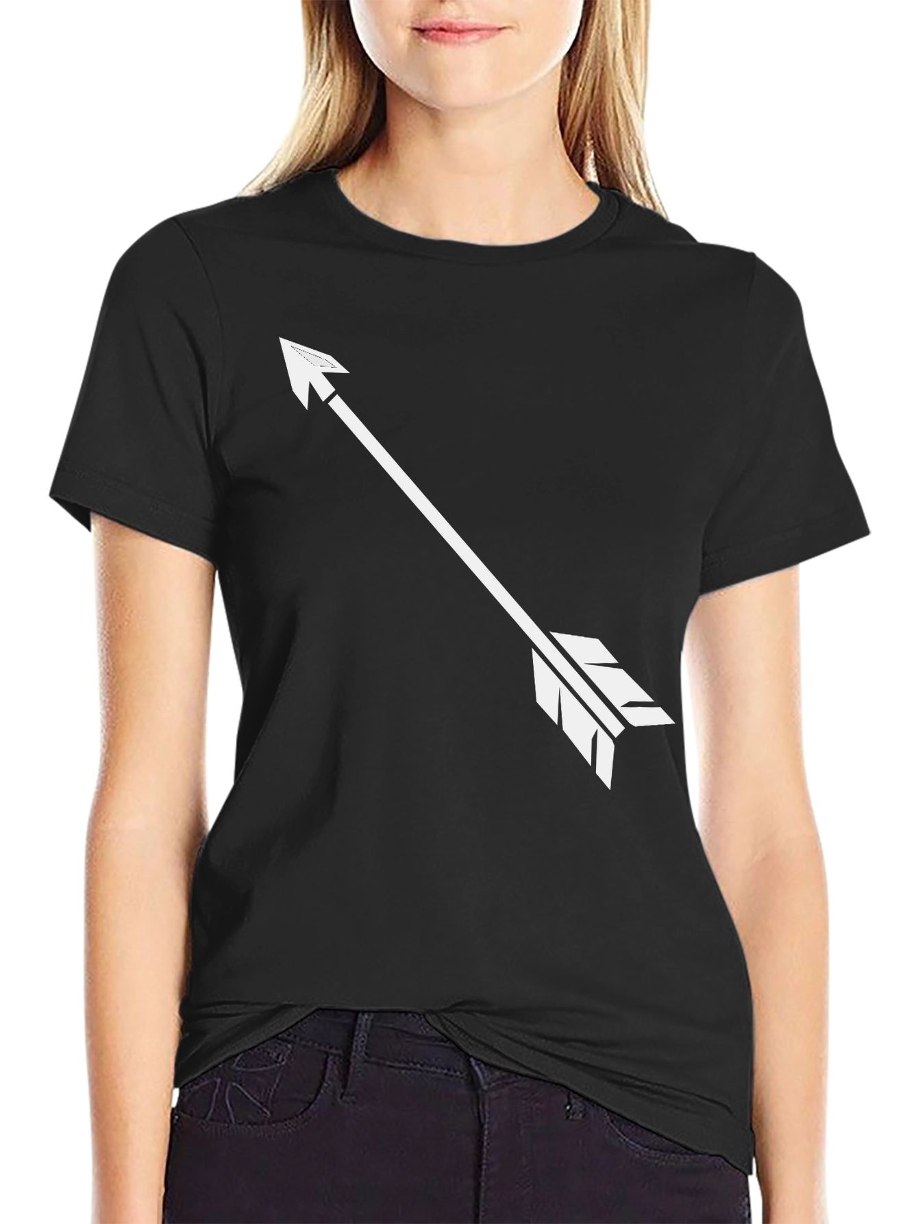 Arrow Graphic Tee - Trendy Casual Style