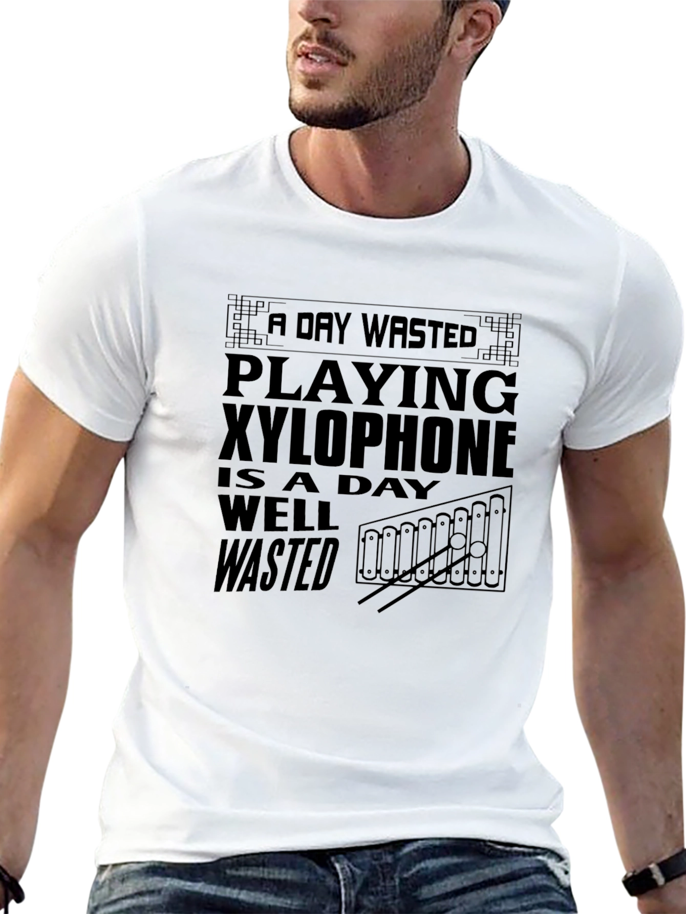 Xylophone Player T-Shirt - A Day Wasted Design