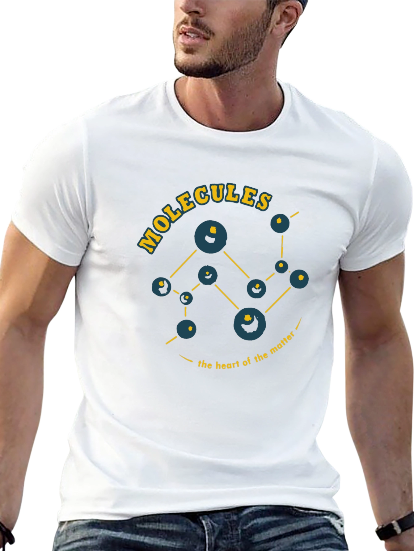 Molecules Graphic T-Shirt - Heart of the Matter