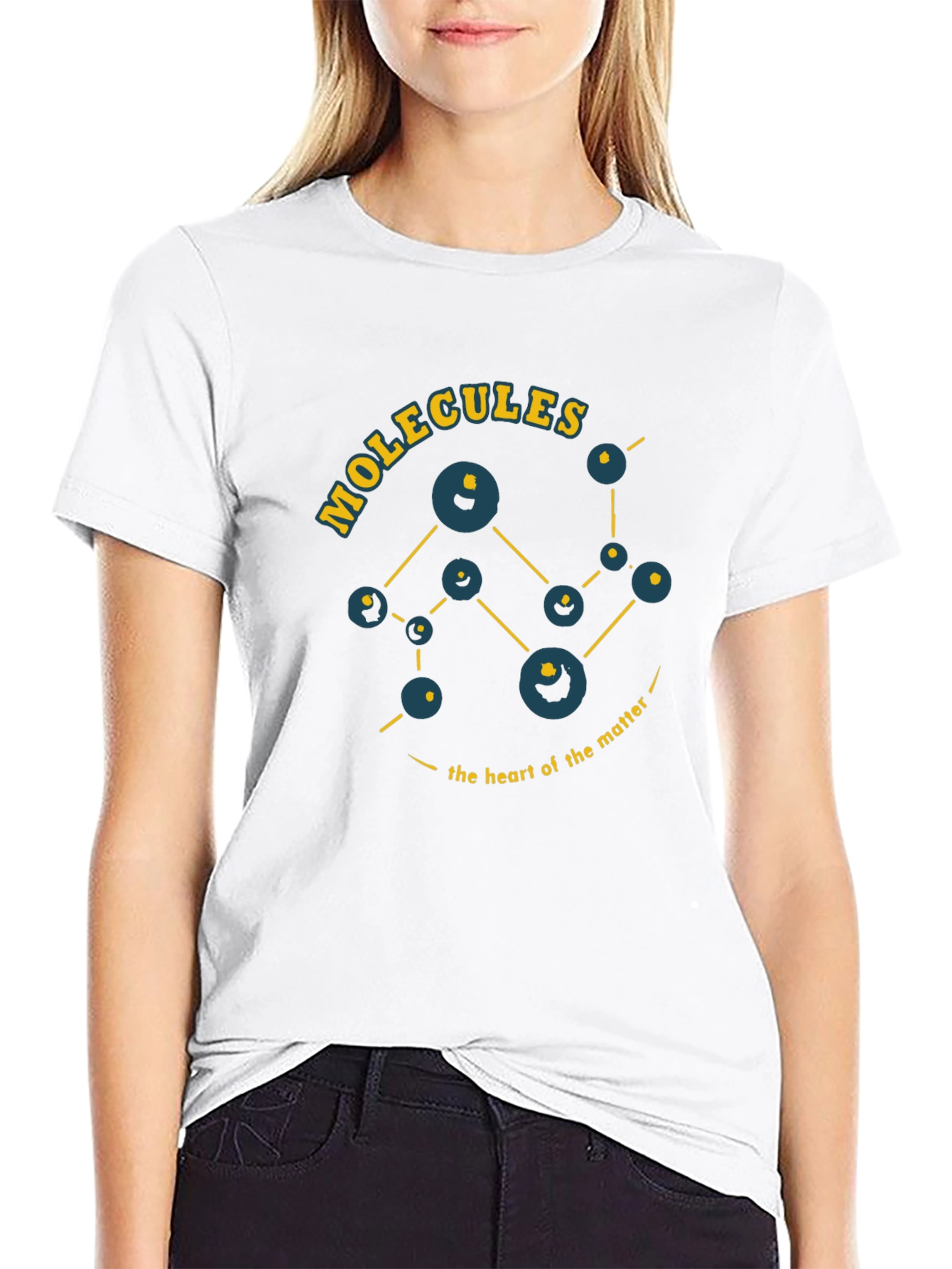 Molecules Graphic T-Shirt - Heart of the Matter