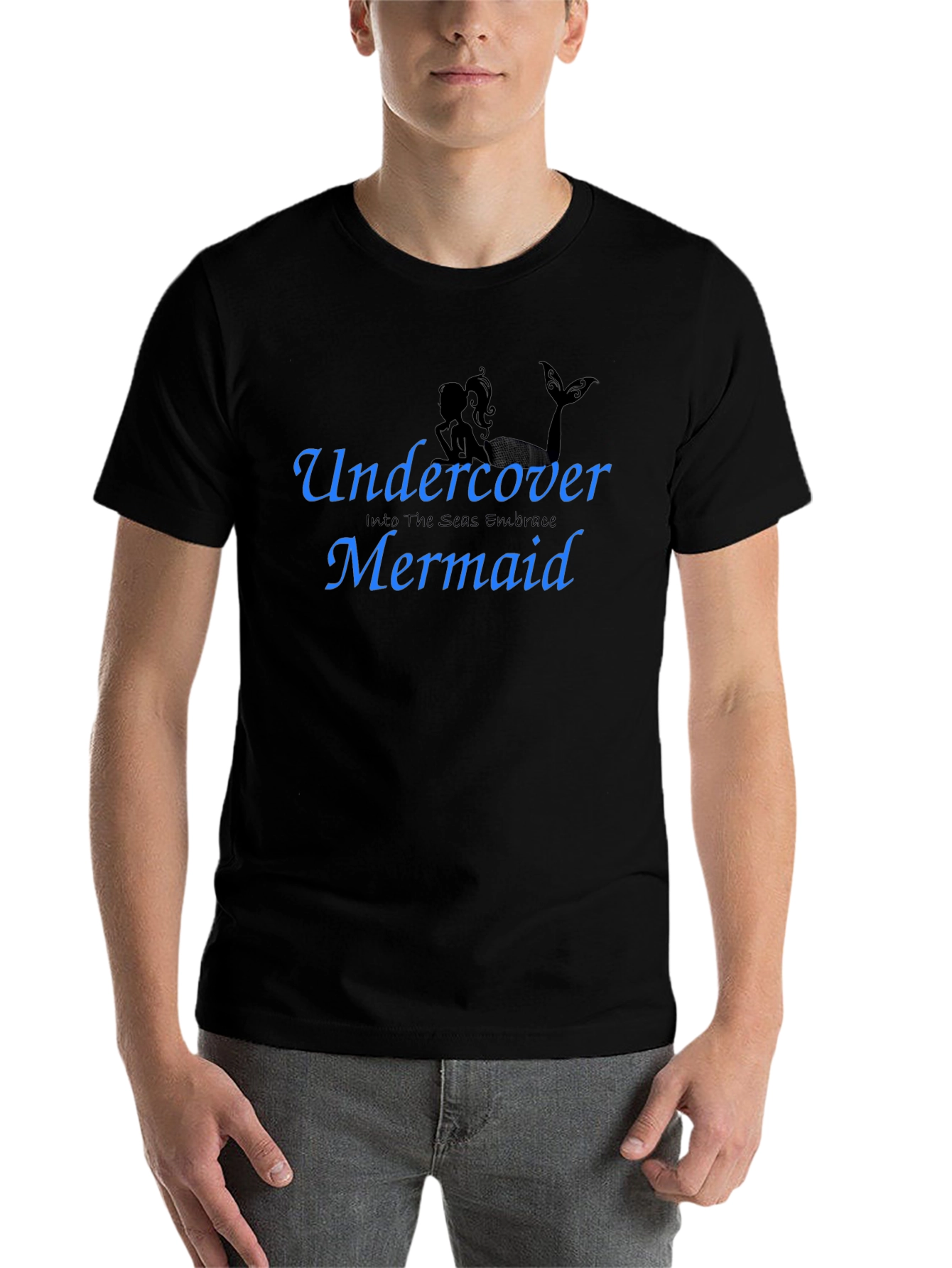 Undercover Mermaid T-Shirt - Black Tee