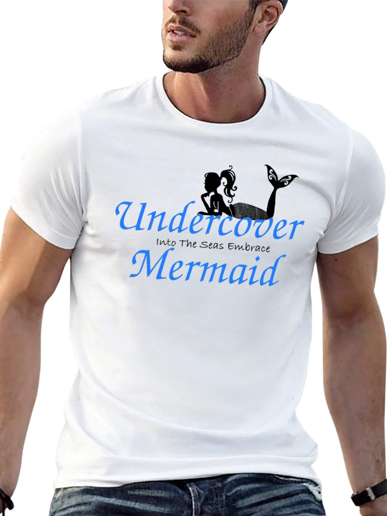 Undercover Mermaid T-Shirt - Black Tee