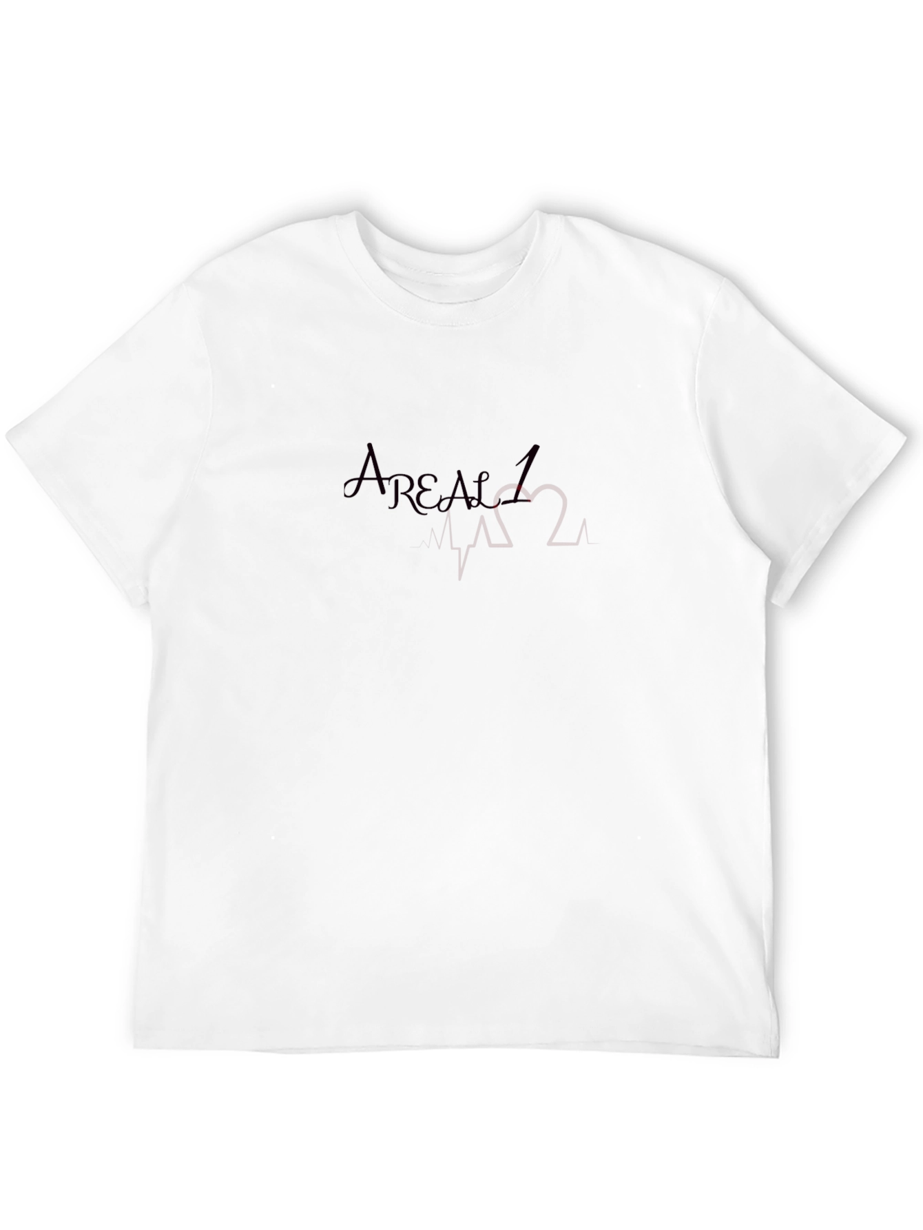 Stylish Black T-Shirt with AREAL 1 Text