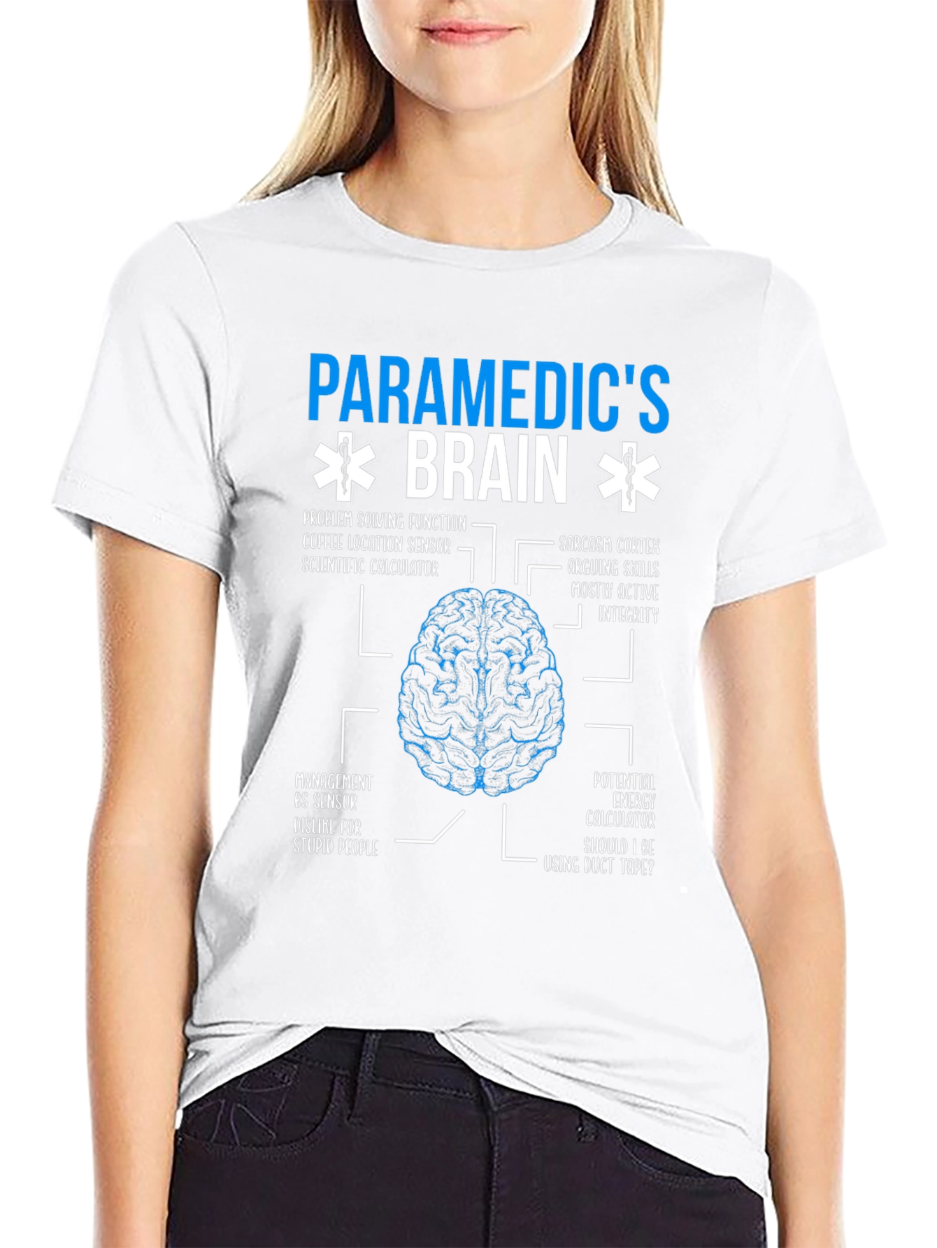 Paramedics Brain T-Shirt - Funny EMT Medical Gift