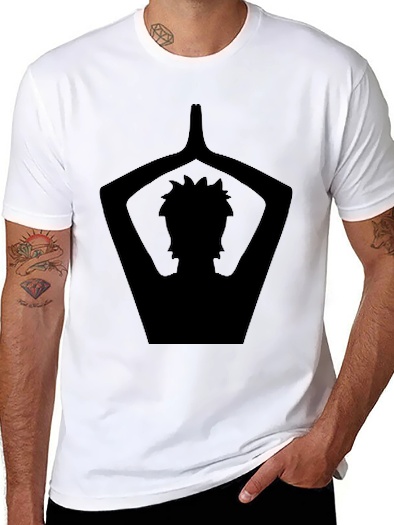 Silhouette Graphic Tee - Modern Streetwear Style