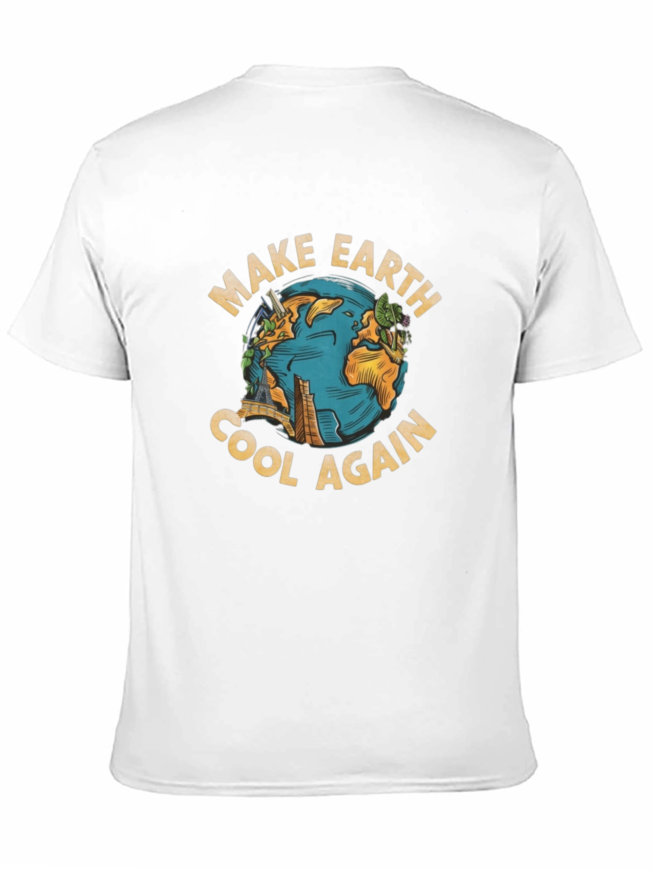 Make Earth Cool Again Graphic Tee - Environmentally Friendly
